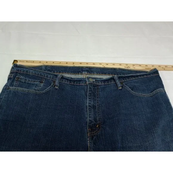 Levi's 541 Men's Jeans Size 44x32 Denim Tapered Leg Blue Jeans - Picture 6 of 11